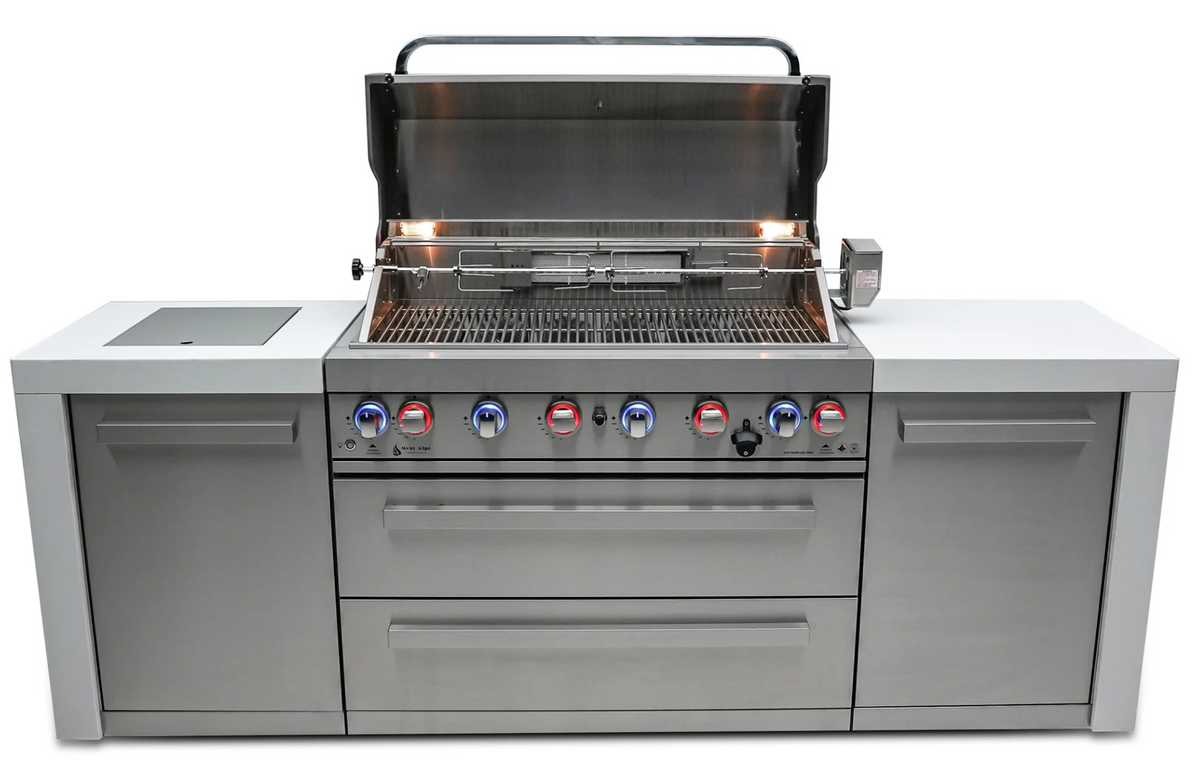 Mont Alpi 805 Deluxe Island 6-Burner Grill MAi805-D