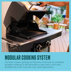 Char-Broil Commercial Series Grill and Griddle Combo Stainless Steel