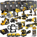18V 15 Piece Power Tool Kit with 3 x 5.0Ah Batteries DEWKIT25