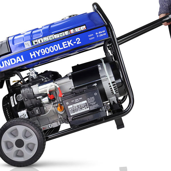 HY9000LEK-2 7kW Petrol Open Frame Site Generator