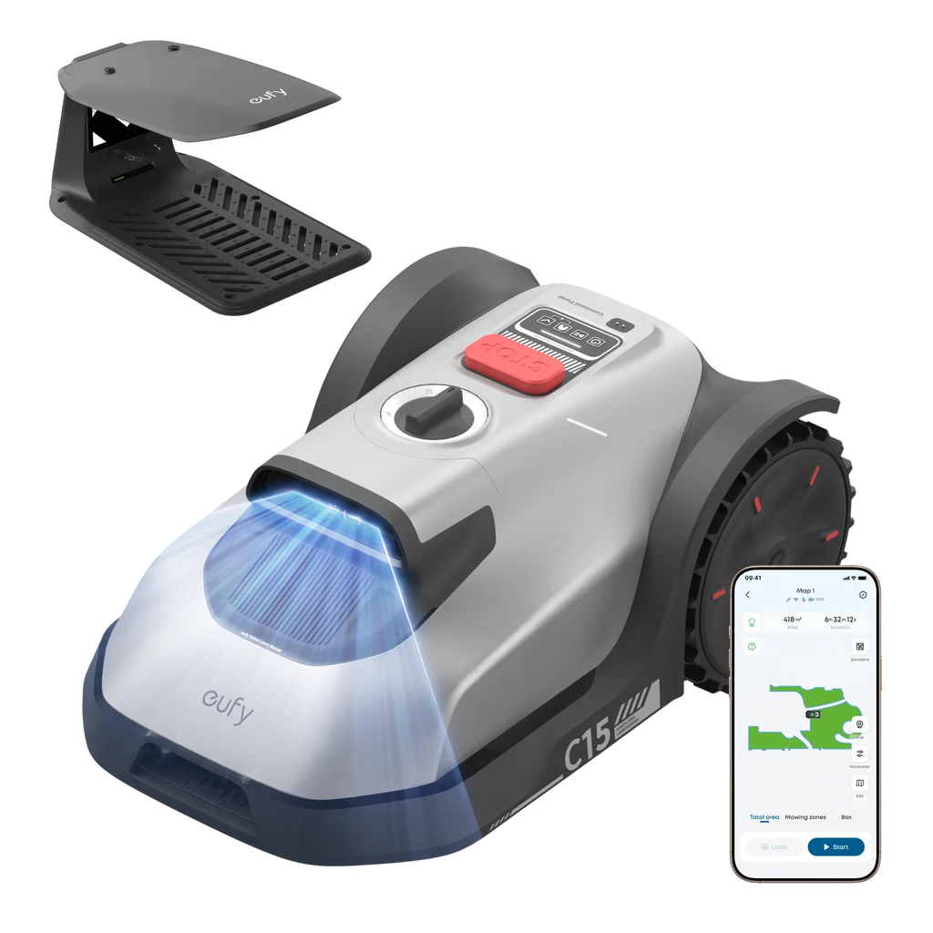 Wire-Free Robotic Lawn Mower for Gardens Up to 500m2 with AI Vision Navigation & 3D Obstacle Avoidance